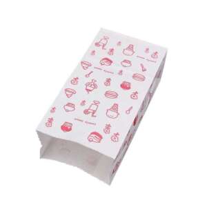 kraft paper assorted color fast food kraft paper bag with logo print detail