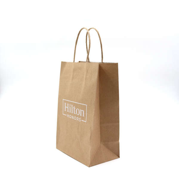 high quality Christmas gift paper bag with twisted handle image 6