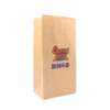 Custom recyclable kraft flower food paper bag for flowers, food service, beverages, gifts and low-cost paper packing