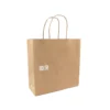eco friendly custom logo paper shopping bag with handles view 3