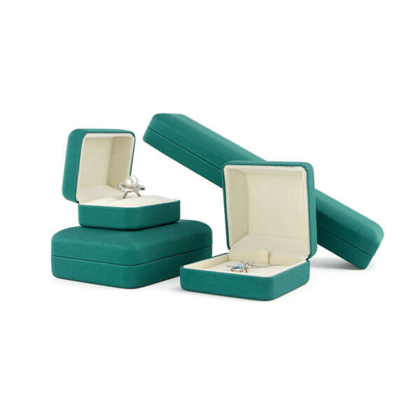 high grade jewelry box for ring necklace bracelet packaging view 2