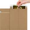 rigid brown kraft cardboard mailer envelope for pictures view 4