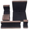 PU leather jewelry gift box for necklace earrings ring - retail display