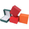 PU leather flip travel watch gift box for quartz watch packaging - product presentation