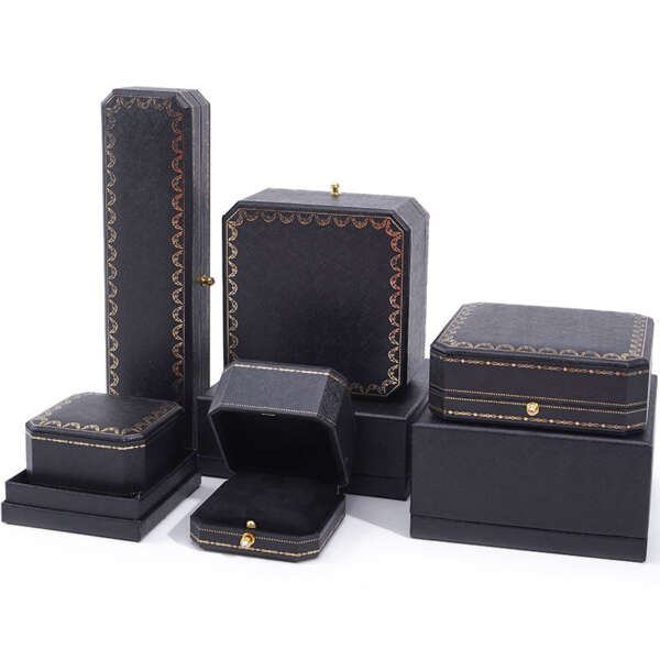 luxury jewelry packaging box with tote bag for bracelet earrings necklace ring - retail display
