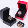 PU leather travel watch box for quartz and mechanical watches - product presentation