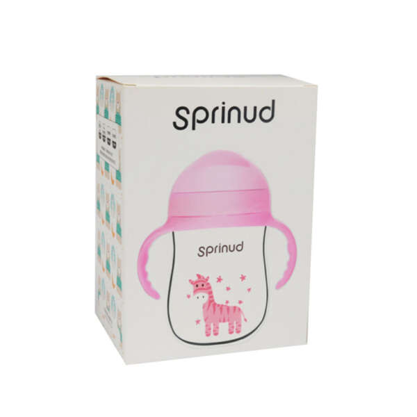 printed folding paper packaging box for infant powder milk container - retail presentation