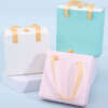 printed recyclable drawer cardboard jewelry set box with pouch bag - product presentation