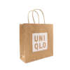 eco friendly custom logo paper shopping bag with handles view 4