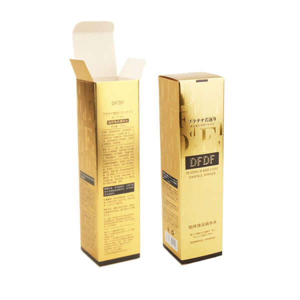 custom printed foldable perfume cosmetic paper card box - product packaging use