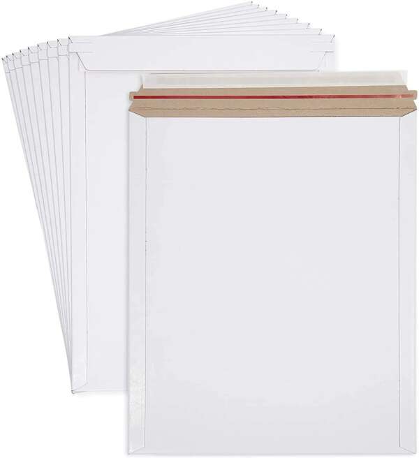 kraft paper mailing bag rigid flat mailer for apparel view 1