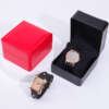 PU leather travel watch box for quartz and mechanical watches - retail display