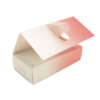 personalized book style facial mask skin care paper packaging box - front view