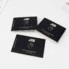 wholesale scarf printed logo paper sleeve packaging - open display view