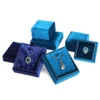 Custom colorful paper ring box for retail packaging