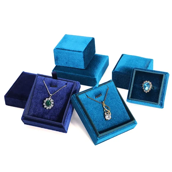 Custom colorful paper ring box for retail packaging