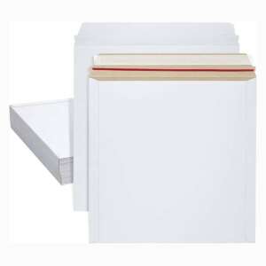 custom printed no bend stay flat kraft mailing envelope view 1