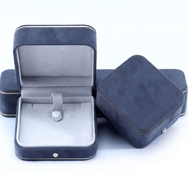 luxury custom logo jewelry box for bracelet necklace ring view 1