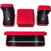 painted LED jewelry display box with light for ring necklace bracelet chain earrings - custom logo option