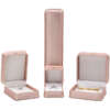 rose gold crown leather jewelry box for bracelet pendant necklace ring - product presentation