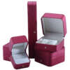 wholesale PU leather jewelry gift box for necklace earrings ring view 3