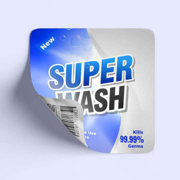 Custom double sided static cling stickers for glass windows