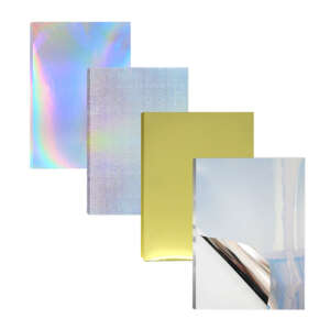 Waterproof self adhesive gold vinyl sticker sheets for A4 labels