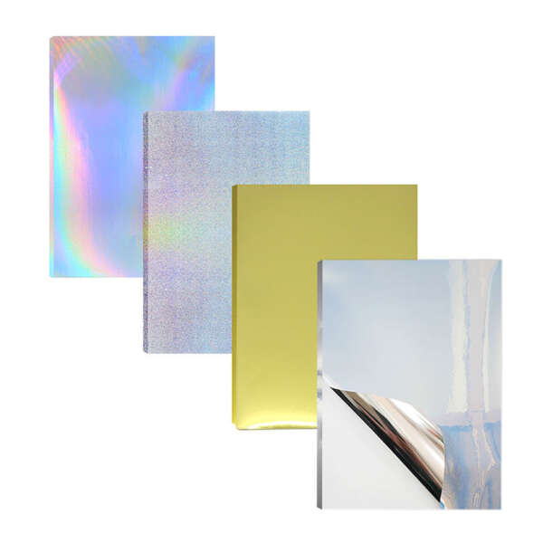 Waterproof self adhesive gold vinyl sticker sheets for A4 labels