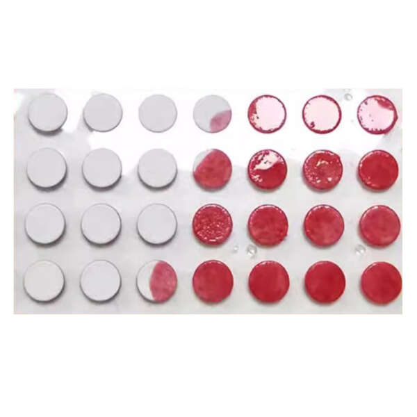 Irreversible color change labels