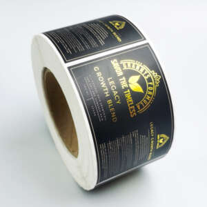 Custom packaging label sticker rolls