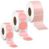 Color coded thermal stickers