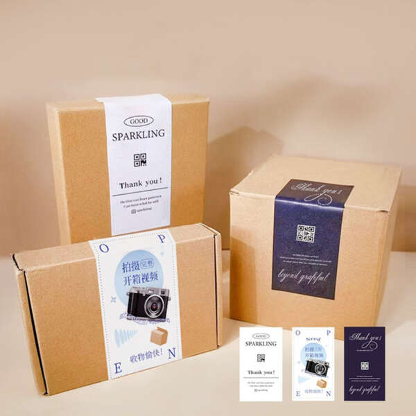 Waterproof packaging seal labels