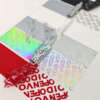 Transparent void label samples