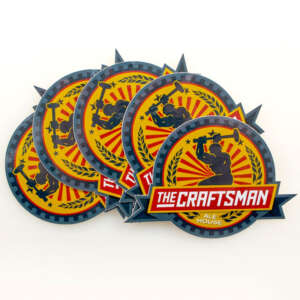Custom PVC logo die cut stickers