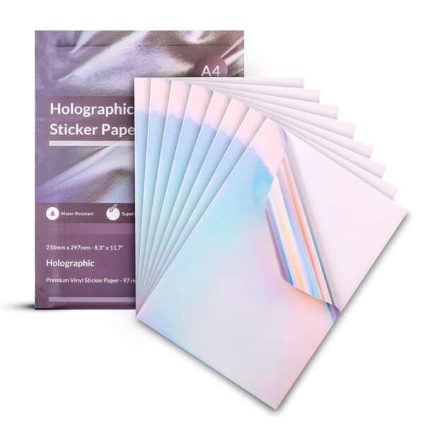 Glossy matte PVC printable sticker paper