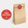 Tamper proof restaurant takeaway label roll for sealing containers