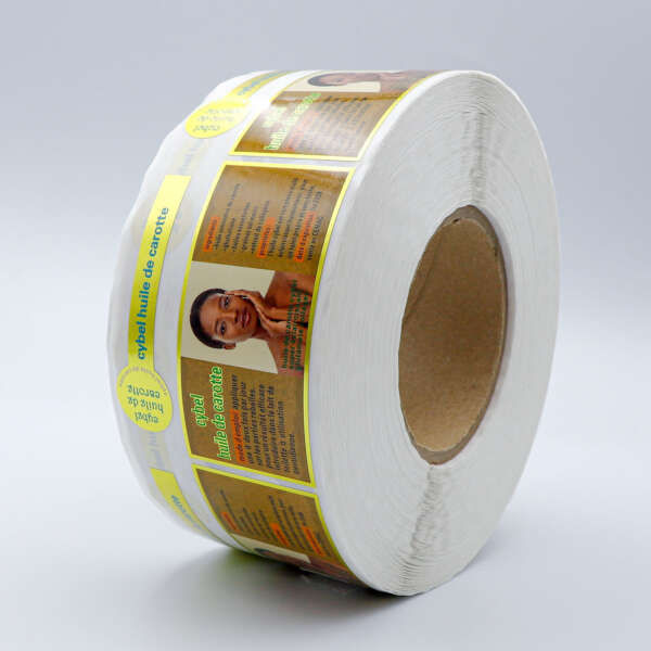 Face cream jar label samples