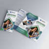 Glossy matte laminated packaging booklet sample