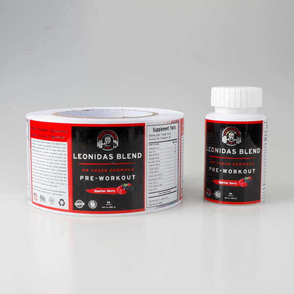 Nutrition product labels with barcode panel
