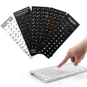 Japanese Korean Russian German keyboard labels
