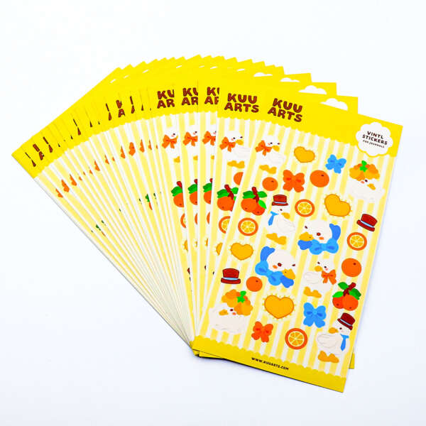 Personalized vinyl sticker sheets