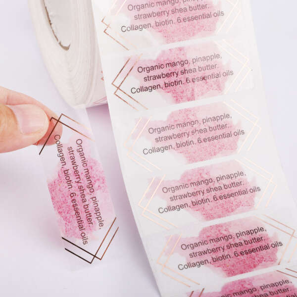 Hair oil skincare private logo labels