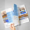 Eco friendly printed catalogue brochure with cover