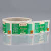 Flexography waterproof bottle labels with cold stamping finish