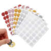 Gold scratch off sticker roll for gift cards