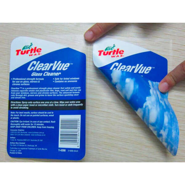 Outdoor durable CCTV window label sticker