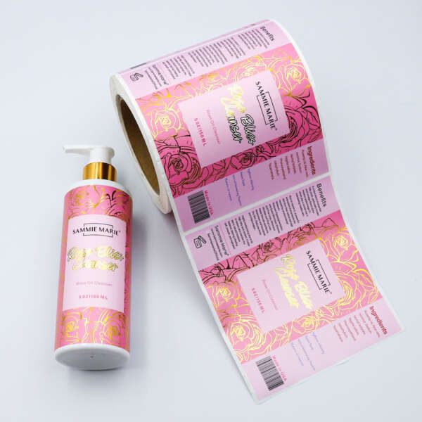 Digital printed makeup logo stickers