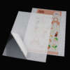 Printable washi sheets with clear plastic backing