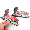 Advertising sticker labels