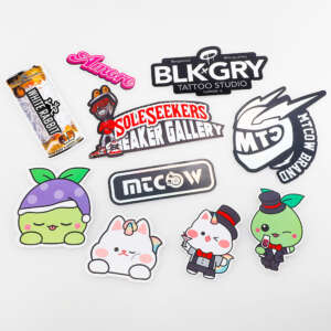Holographic UV printed vinyl stickers